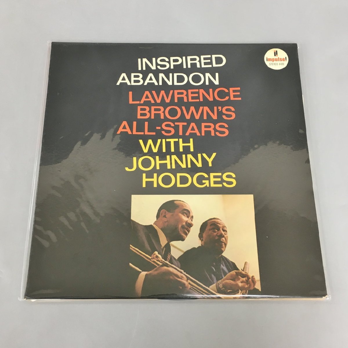LPレコード Lawrence Brown's All-Stars With Johnny Hodges Impulse! AS-89 VAN GELDER刻印 2402LBM017の画像1