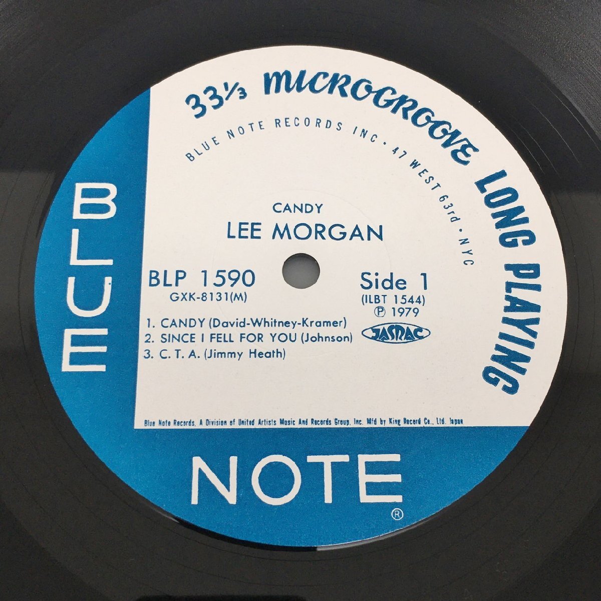 LPレコード LEE MORGAN Candy Blue Note 1590 GXK 8131 帯 ライナーノーツ付き 2404LO025_画像4