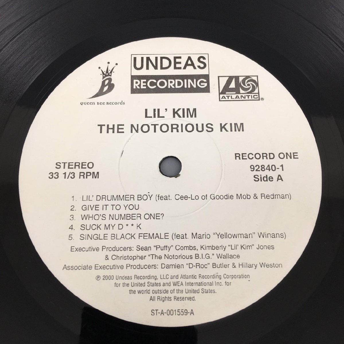 2枚組 LPレコード リル・キム LIL' KIM The Notorious KIM 92840-1 12インチ 輸入盤 2404LT079の画像4