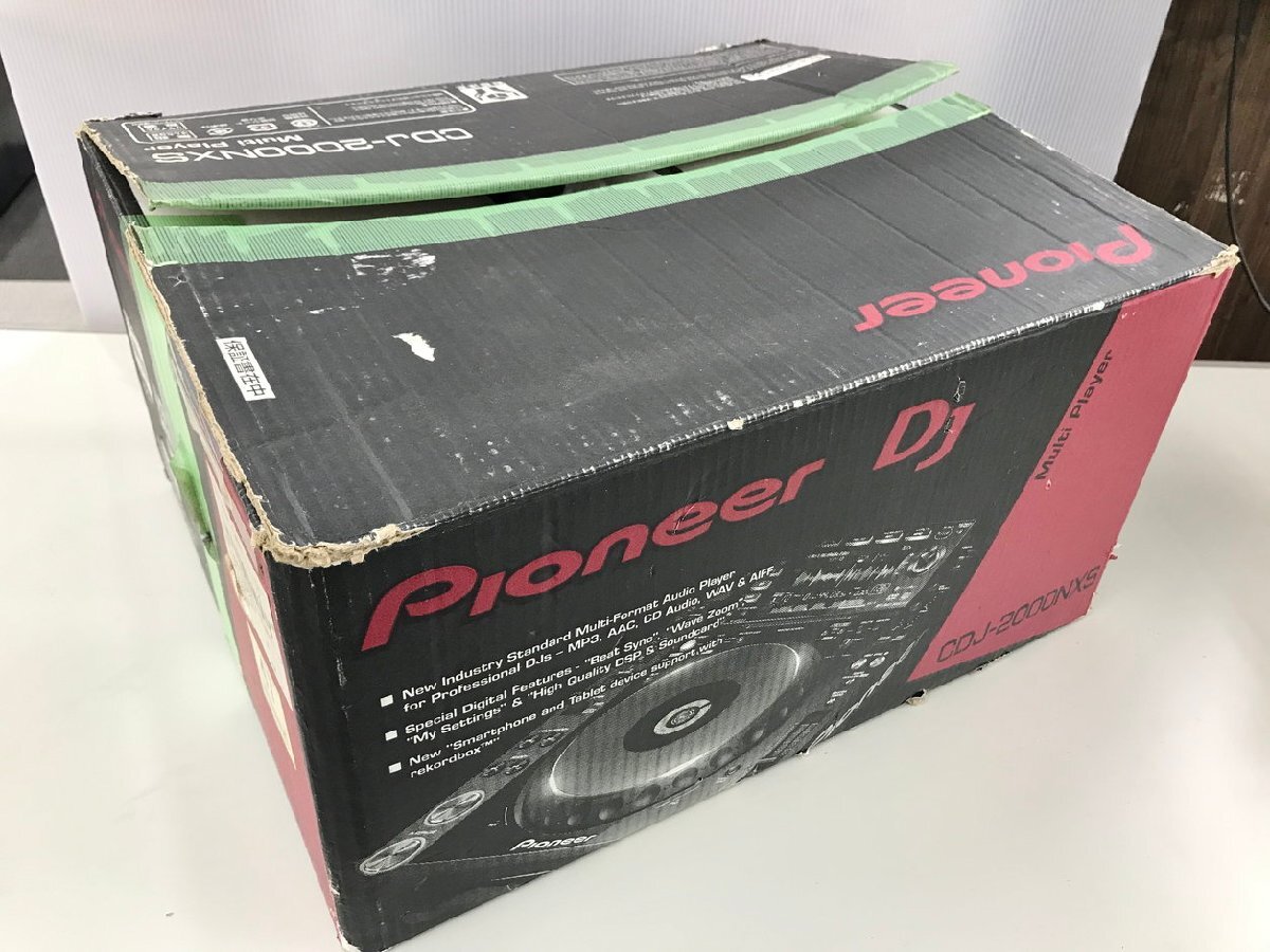 パイオニア Pioneer DJマルチプレーヤー CDJ-2000NXS 2015年製 音響機材 ターンテーブル 箱付き ジャンク → 2403LS904