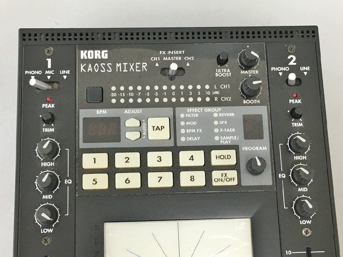 Korg KORG DJ mixer Chaos mixer KAOSS MIXER KM-2 Junk 2404LT020