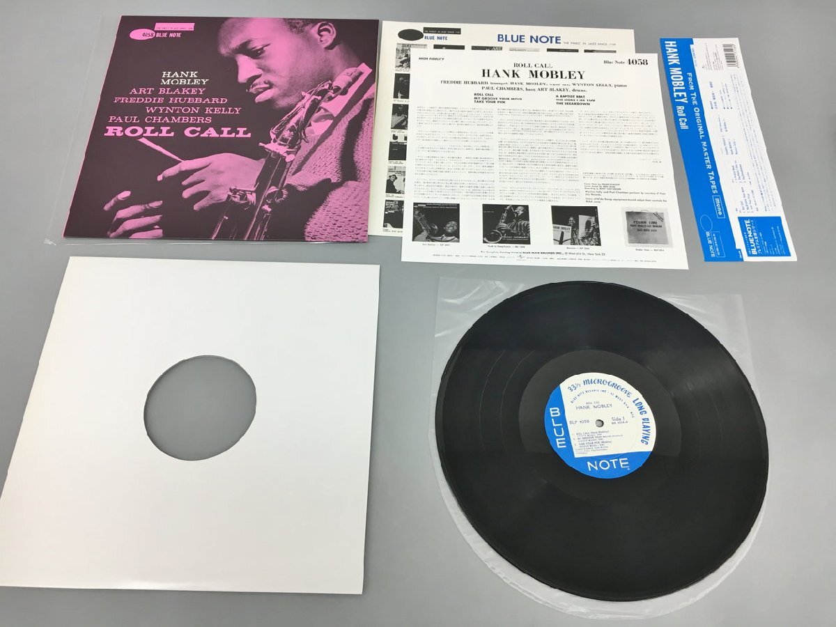 LPレコード Hank Mobley Roll Call BLP 4058 帯・ライナー付き 重量盤 美品 2404LO100の画像3