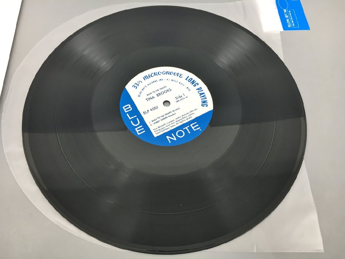 LPレコード Back To The Tracks Tina Brooks Blue Note BLP 4052 帯 ライナー付き 重量盤 美品 2404LO094の画像5