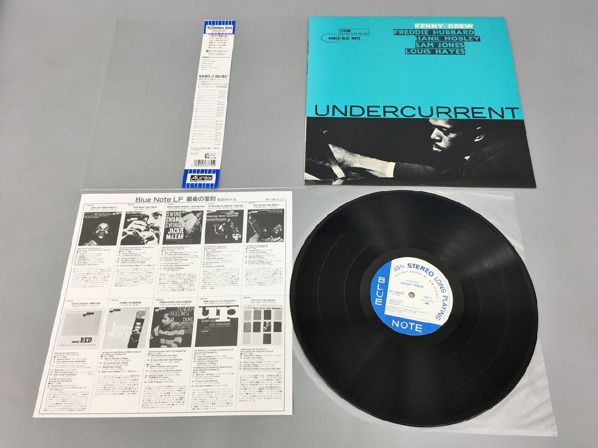 LPレコード Kenny Drew Undercurrent BLUE NOTE 84059 東芝 帯付き 美品 2404LO077_画像3