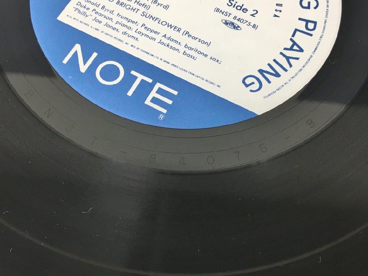 LPレコード The Cat Walk Donald Byrd BLUE NOTE 84075 東芝 帯付き 美品 2404LO084の画像7