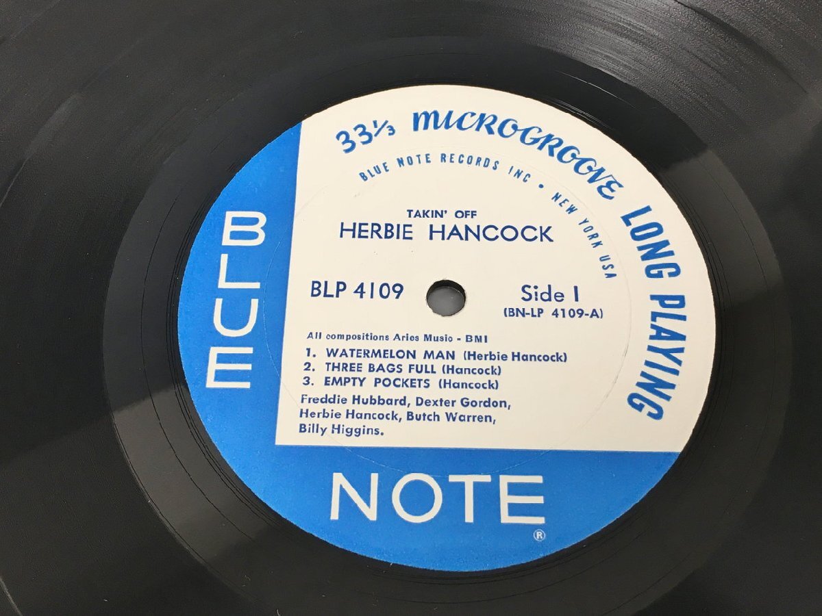 LPレコード Herbie Hancock Takin' Off BLUE NOTE 4109 2404LO071の画像4