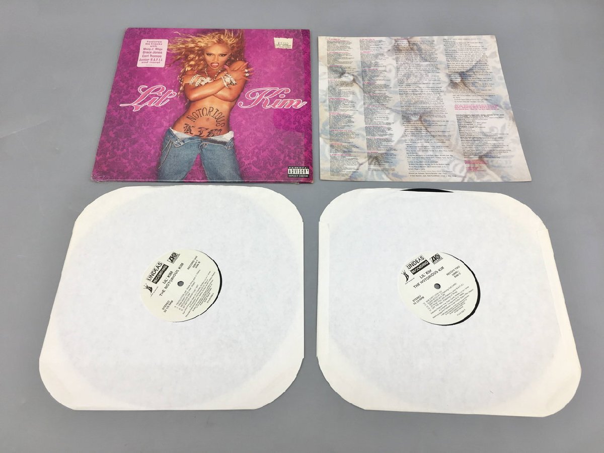 2枚組 LPレコード リル・キム LIL' KIM The Notorious KIM 92840-1 12インチ 輸入盤 2404LT079の画像3