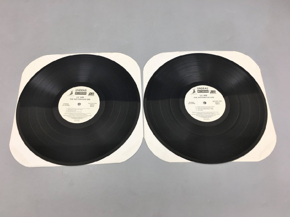 2枚組 LPレコード リル・キム LIL' KIM The Notorious KIM 92840-1 12インチ 輸入盤 2404LT079の画像7