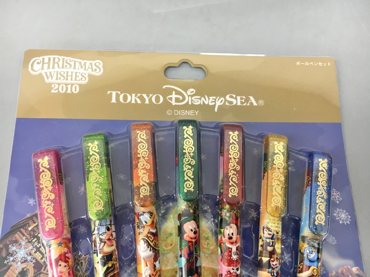  шариковая ручка 2010 Рождество 7 шт. комплект Tokyo Disney si- нераспечатанный 2404LO142