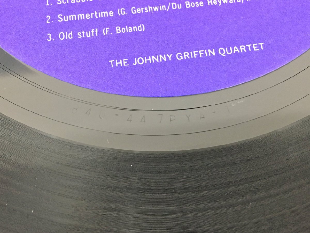 LPレコード The Johnny Griffin Quartet Night Lady PHILIPS 840 447 PY 美品 2404LO176の画像5