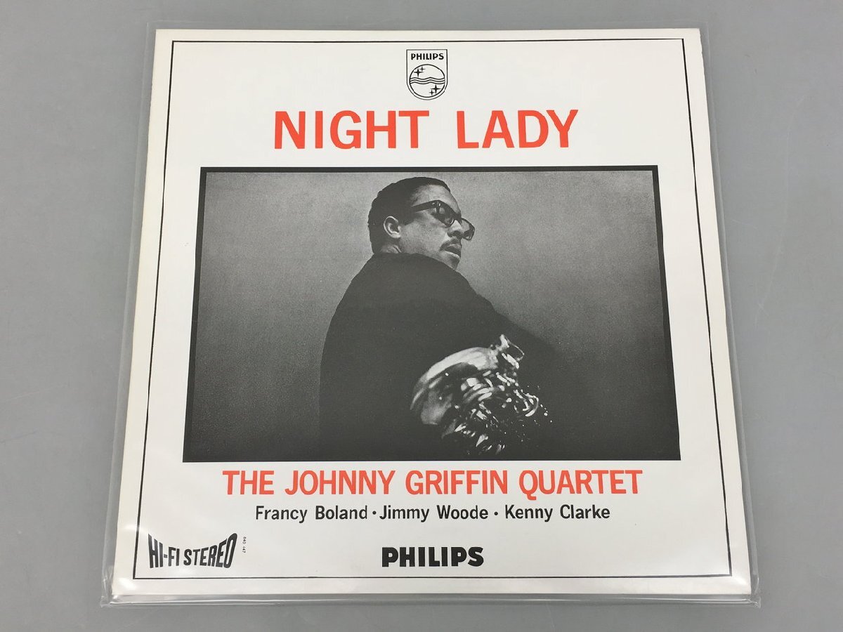 LPレコード The Johnny Griffin Quartet Night Lady PHILIPS 840 447 PY 美品 2404LO176の画像1