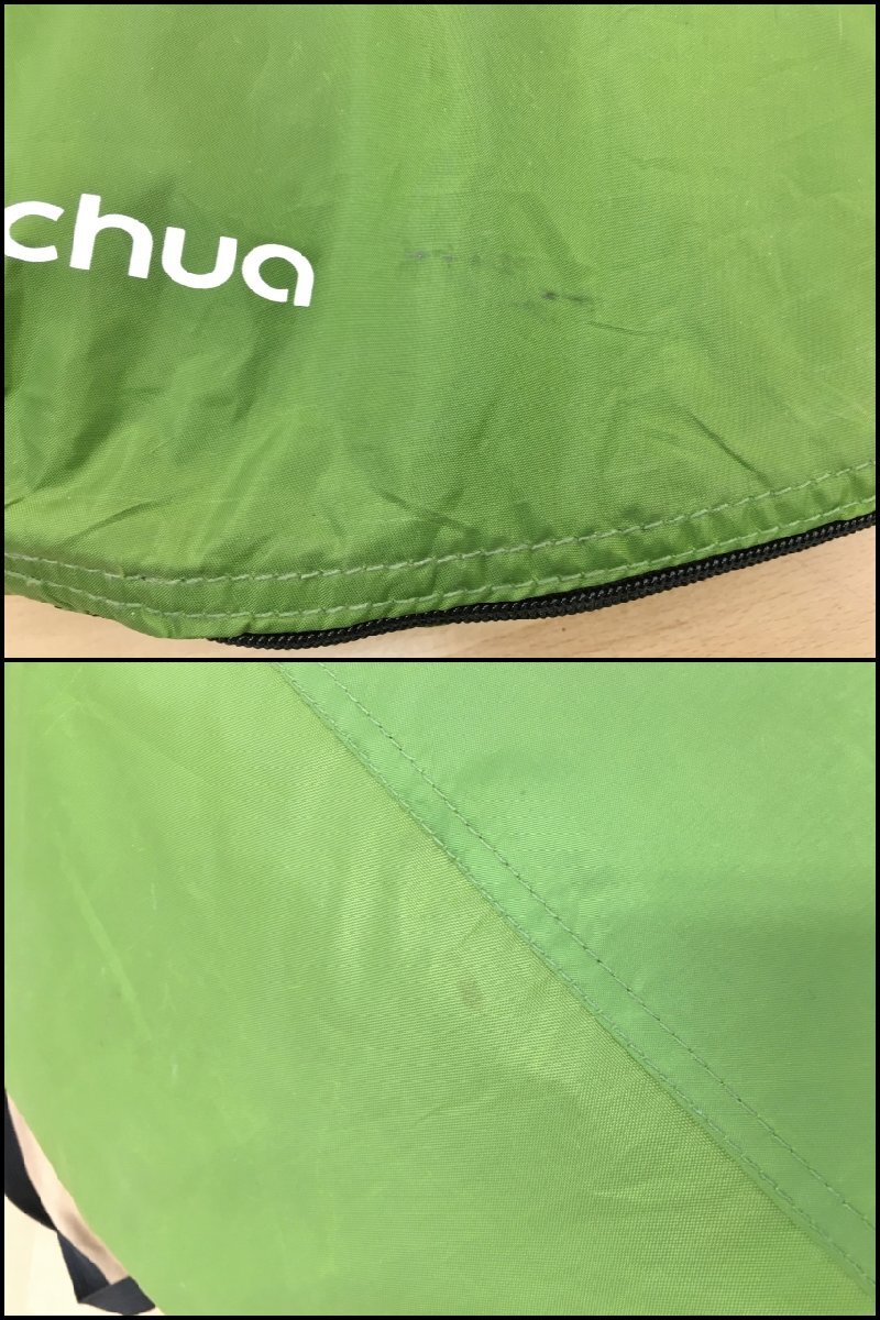 ケシュア Quechua ポップアップテント グリーン 3人用 2 SECONDS EASY 3 1805403 未使用 2404LS081_画像8