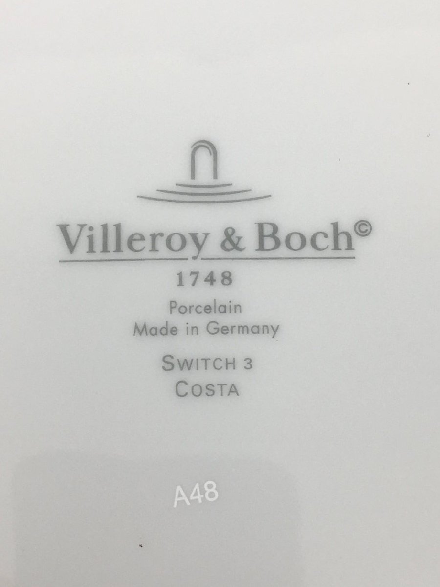 ビレロイ&ボッホ Villeroy And Boch 6枚セット スイッチ Switch3 パスタプレート 未使用 2404LR093_画像5