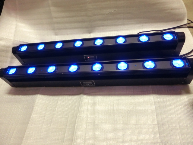 ■舞台照明・演出照明■LED Beam Sweeper 8x10W LED BAR ムービングライト■RGBW 2台①の画像6