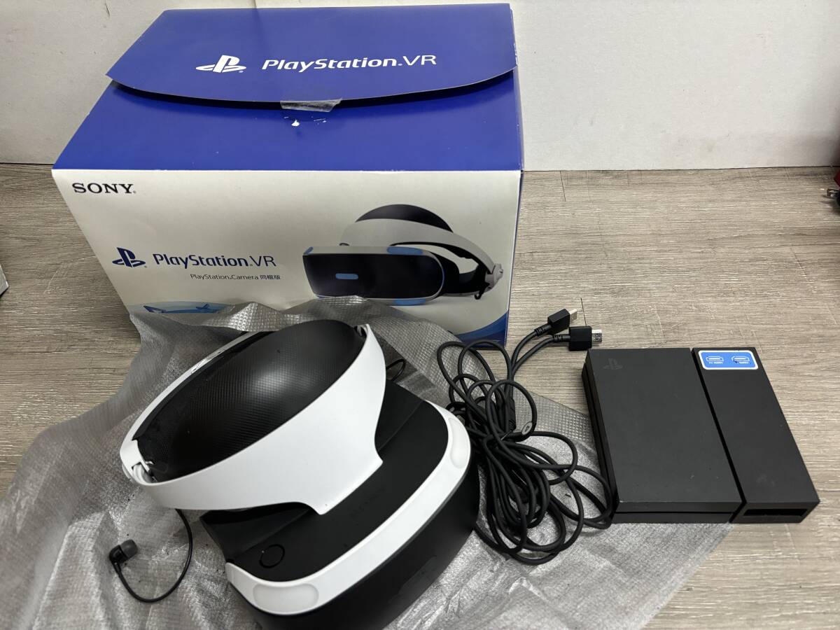 ☆ PSVR ☆ Playstation VR CUH-ZVR1 他 まとめ売り 未チェック ジャンク プレイステーション4 ヘッドセット プロセッサユニット_画像2