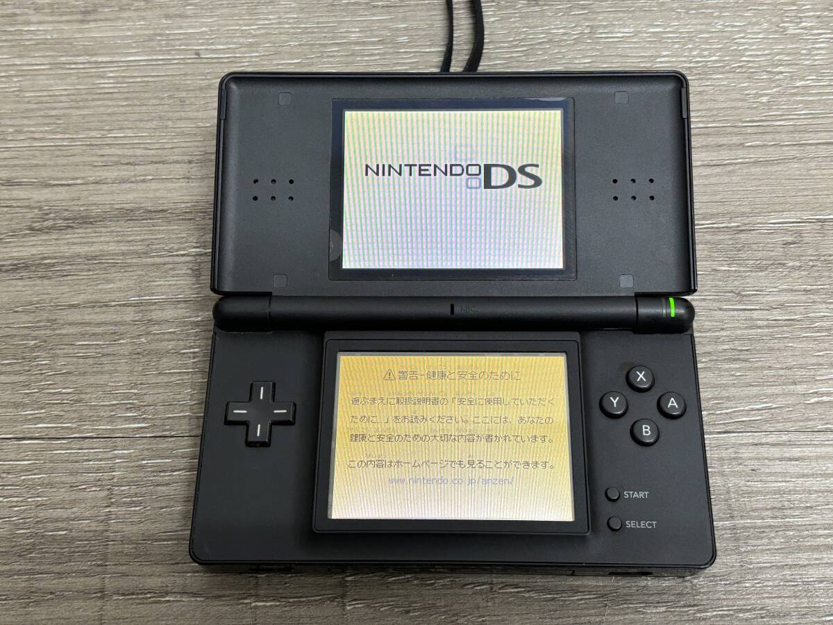 ☆ DSLite ☆ ニンテンドーDS Lite ジェットブラック 動作品 本体 タッチペン 付属 Nintendo DS GBA ニンテンドー 任天堂 3059_画像4