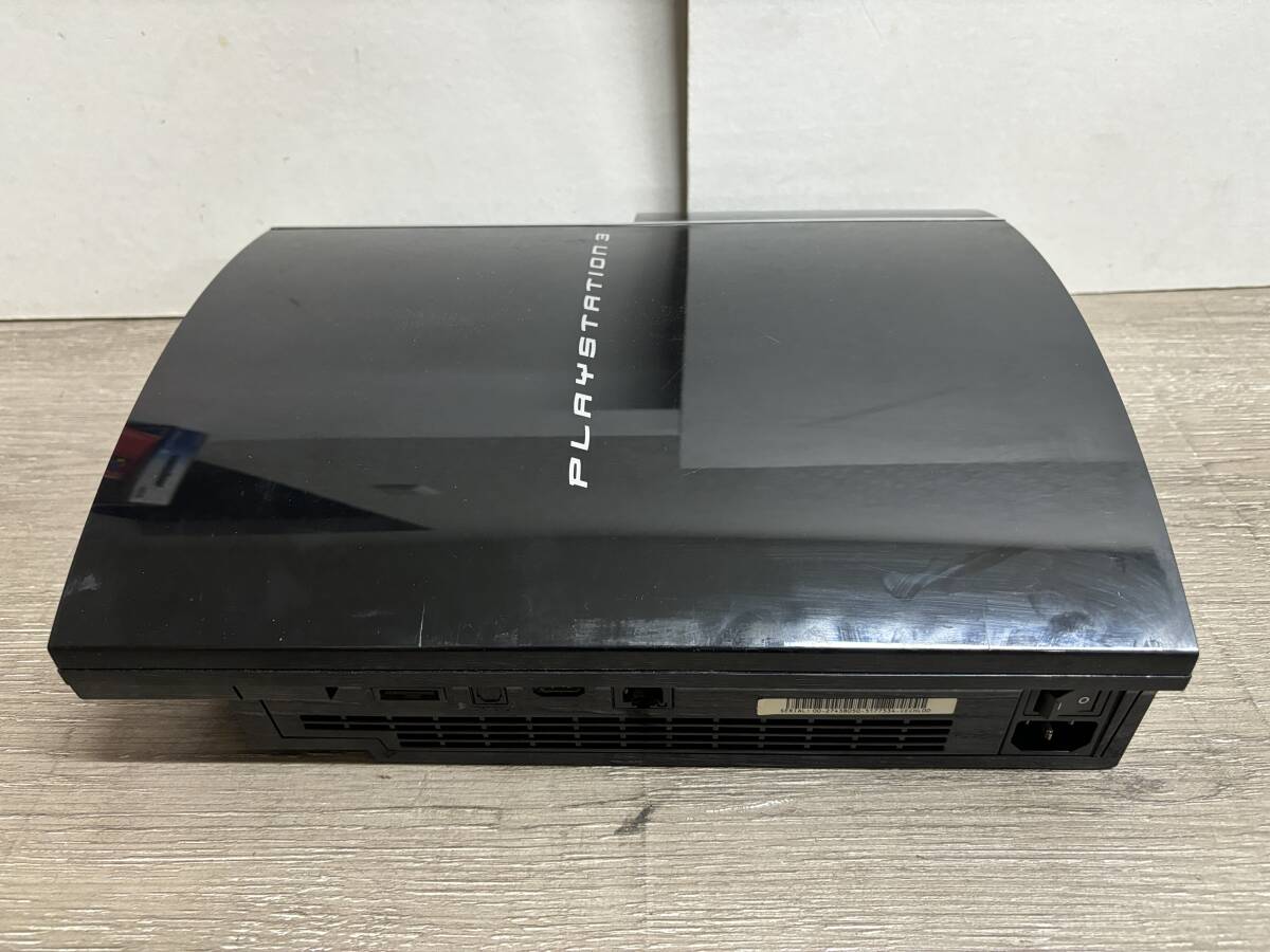 ☆ PS3 ☆ プレイステーション3 CECHL00 800GB クリアブラック 動作品 本体 コントローラー ケーブル Playstation3 SONY 7534_画像7