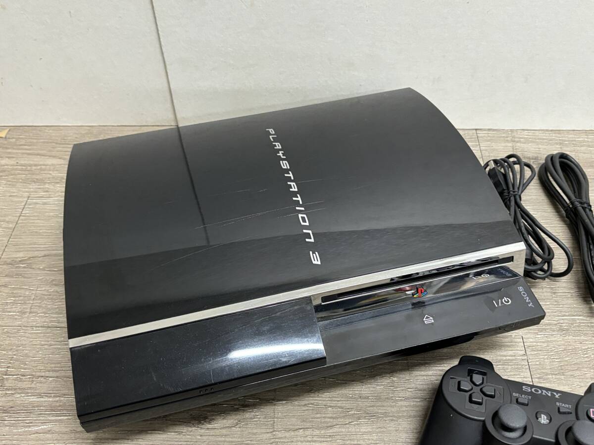 * PS3 * PlayStation 3 CECHA00 60GB рабочий товар корпус контроллер кабель приложен Playstation3 SONY двойной амортизаторы 3 1349