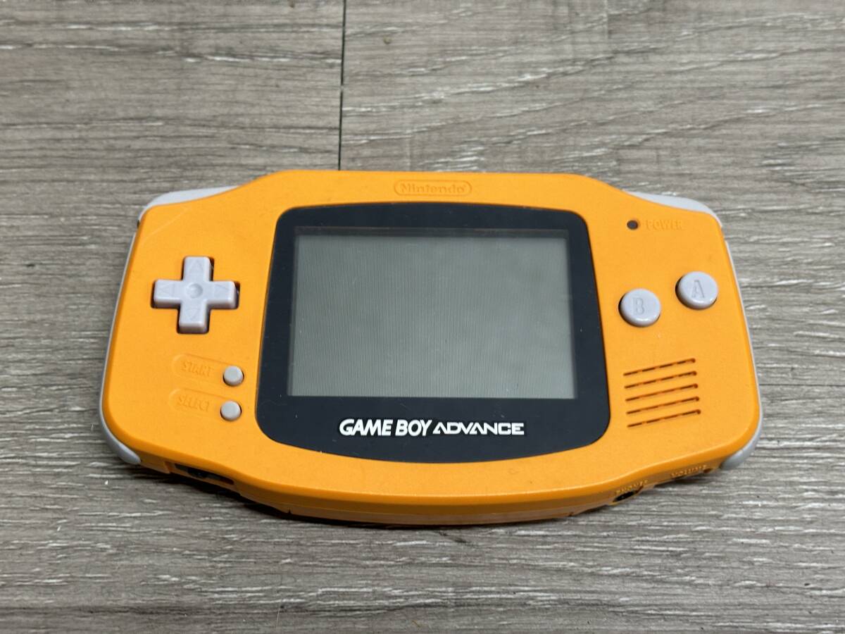 ☆ GBA ☆ ゲームボーイアドバンス オレンジ 動作品 本体 のみ Nintendo GAMEBOY ADVANCE ニンテンドー 任天堂 ニンテンドー 5082の画像1