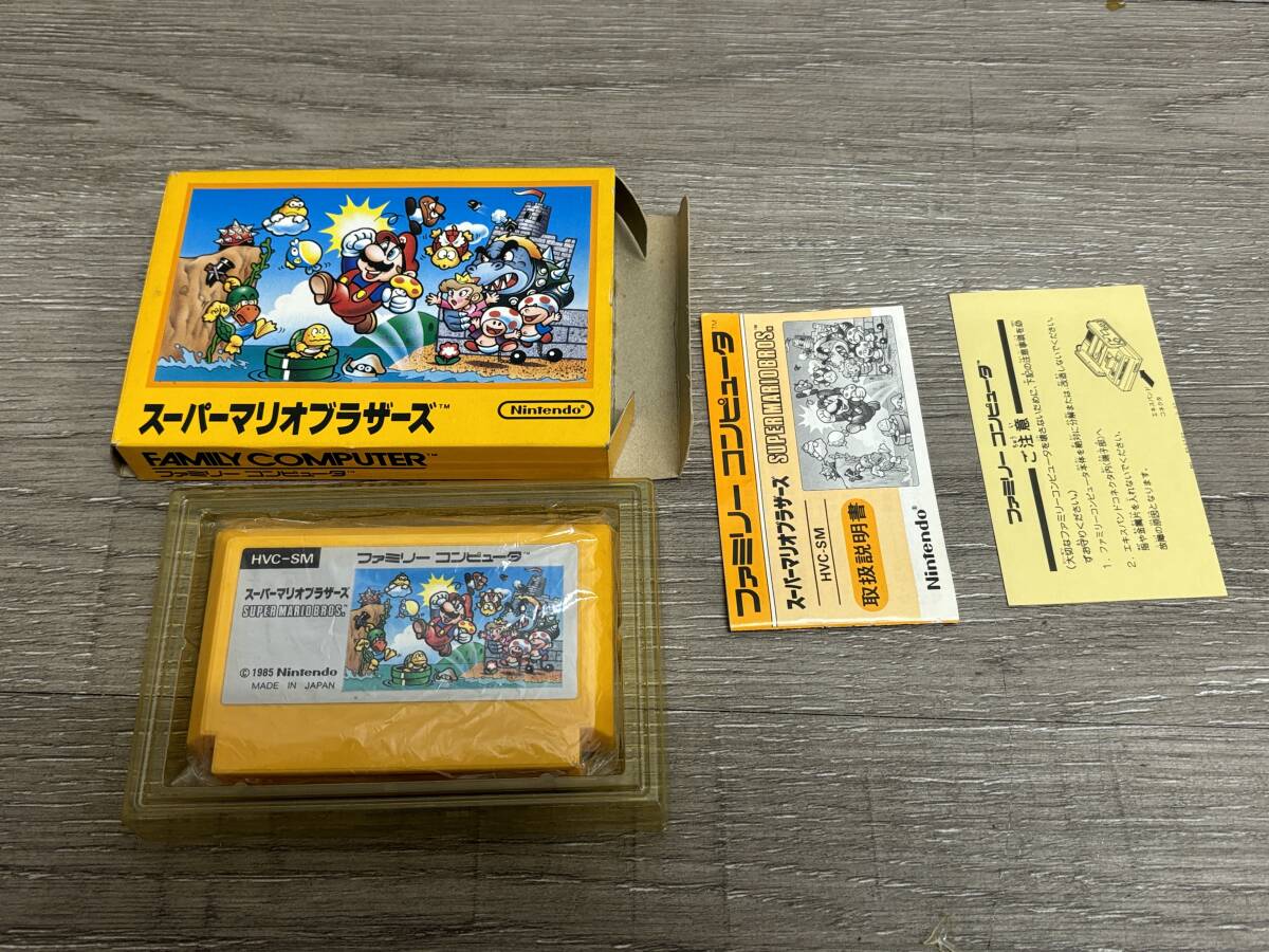 ☆ FC ☆ スーパーマリオブラザーズ 箱 説明書 付属 ファミコン ファミリーコンピューター ソフト 任天堂 Nintendo マリオ_画像1