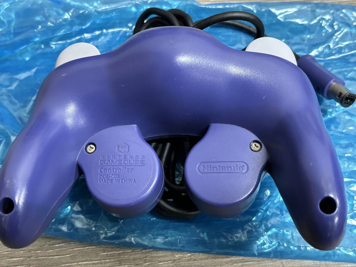 ☆ GC ☆ ゲームキューブ コントローラー バイオレット 箱 付属 Nintendo GAMECUBE ニンテンドー 任天堂 の画像4