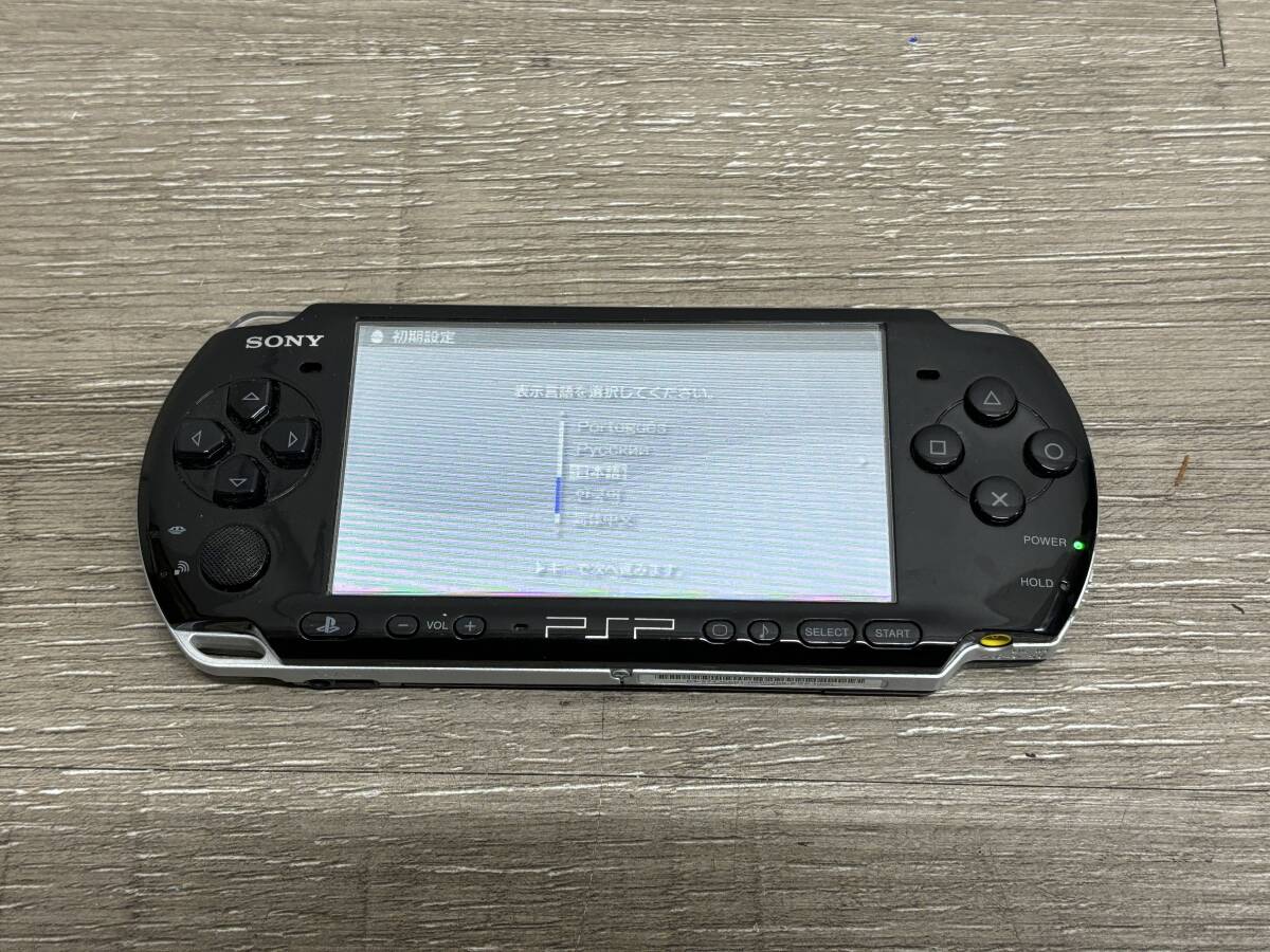 ☆ PSP ☆ プレイステーションポータブル PSP-3000 ピアノブラック 動作品 本体のみ Playstation Portable バッテリー欠品 0266の画像1