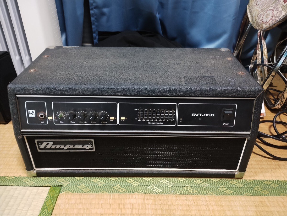 【即決!緊急大放出!】Ampeg ベースアンプ ヘッドSVT-350 ジャンク_画像1