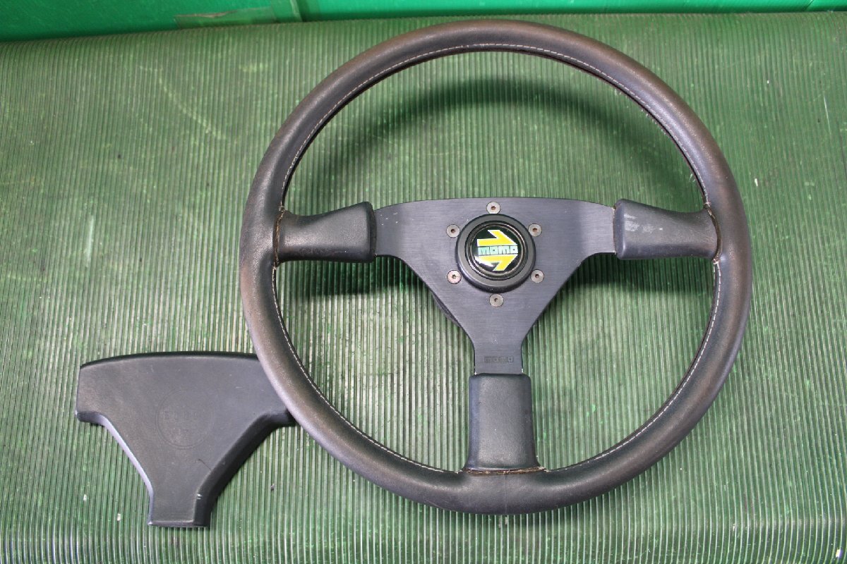 MOMO Eunos Roadster NA6CE Mazda original option steering wheel 370mm horn bo Dan attaching 35117 RA208