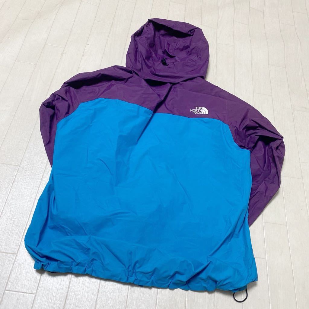 3846☆ THE NORTH FACE ザ・ノースフェイス ドットショットジャケット マウンテンパーカー メンズ M ブルー パープル_画像2