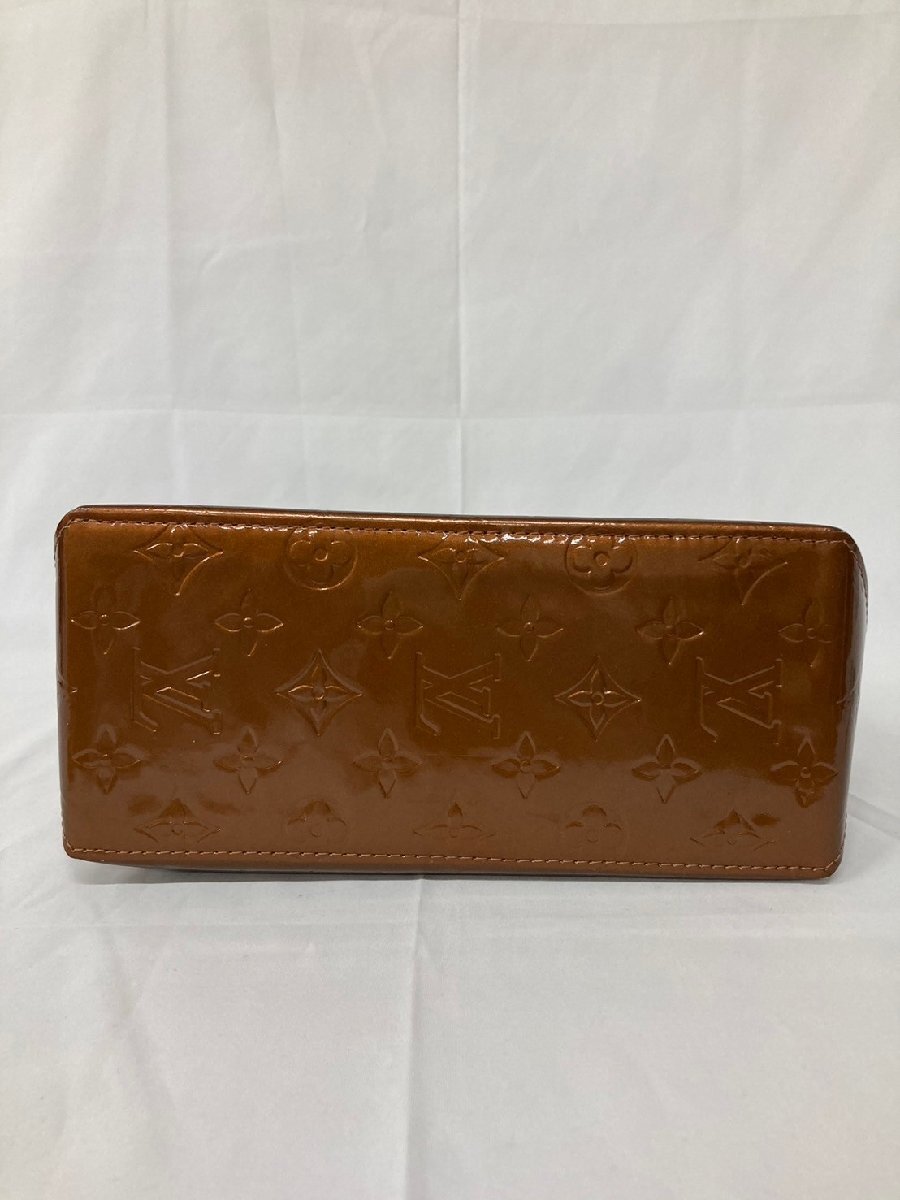 【美品】◎LOUIS VUITTON ルイ・ヴィトン LV ヴェルニ リードPM ハンドバッグ トートバッグ ブロンズ ブラウン系 M91146◎