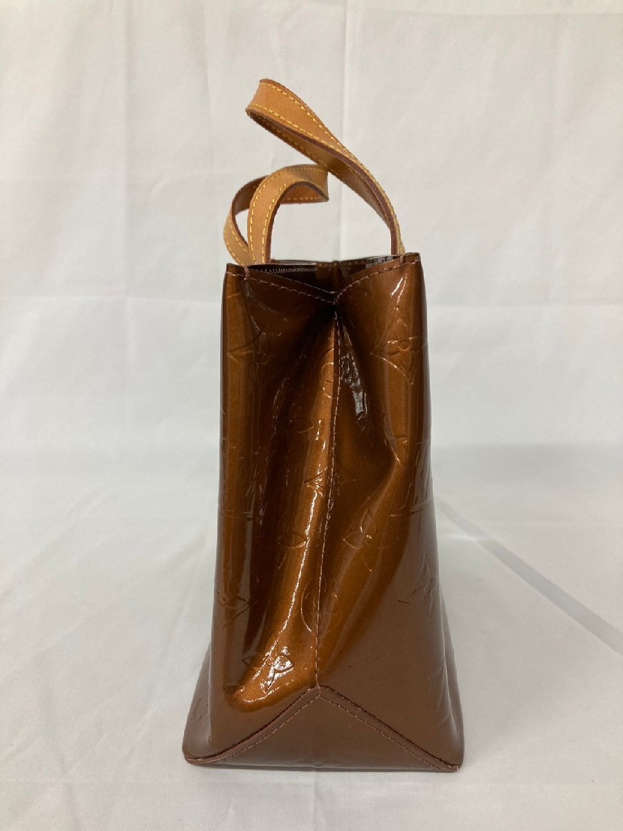 【美品】◎LOUIS VUITTON ルイ・ヴィトン LV ヴェルニ リードPM ハンドバッグ トートバッグ ブロンズ ブラウン系 M91146◎