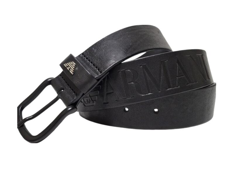  new goods genuine article ARMANI E Armani brand Logo . large .. distribution did car f leather belt BELT remarkable difficult small of the back origin that's why belt is a little over impression . rank . is good 
