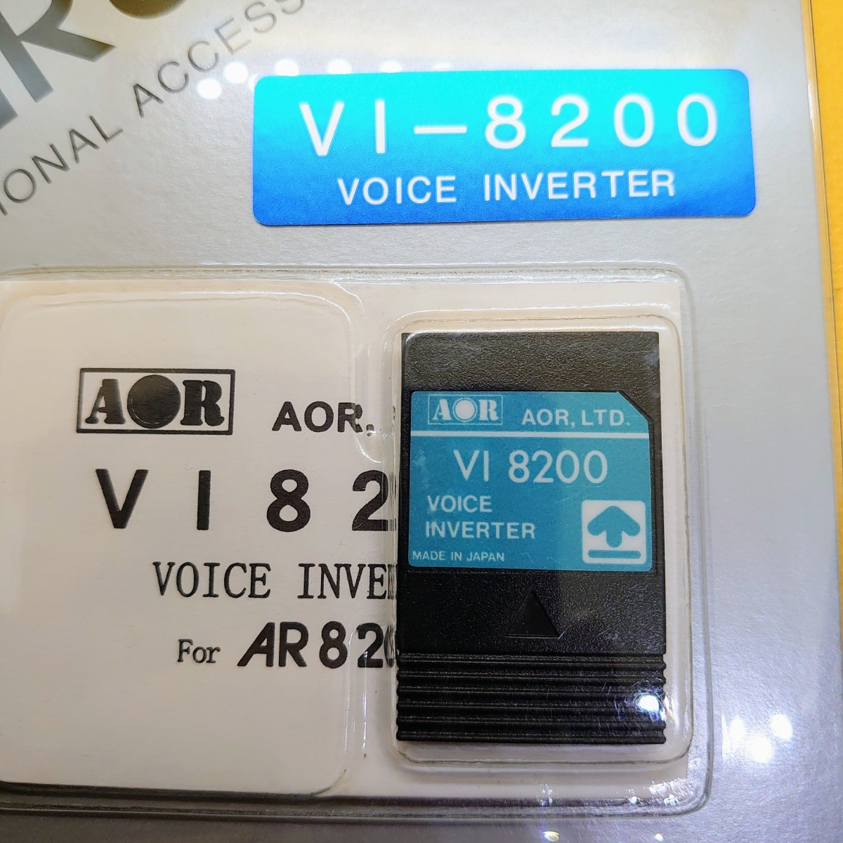452[ нераспечатанный не использовался ]AOR VI8200 VOICE INVERTER AR8200/AR8600 серия voice инвертер звук . вращение .. единица оригинальная опция 