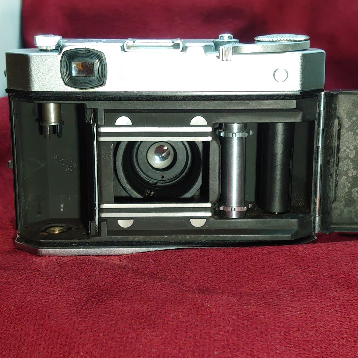 467【昭和レトロ】岡谷光学 Lord Ⅳ B フィルムカメラ レンジファインダー ロード4B LENS Highkor F:2.8 40cm SEIKOSHA-MX JUNKの画像9