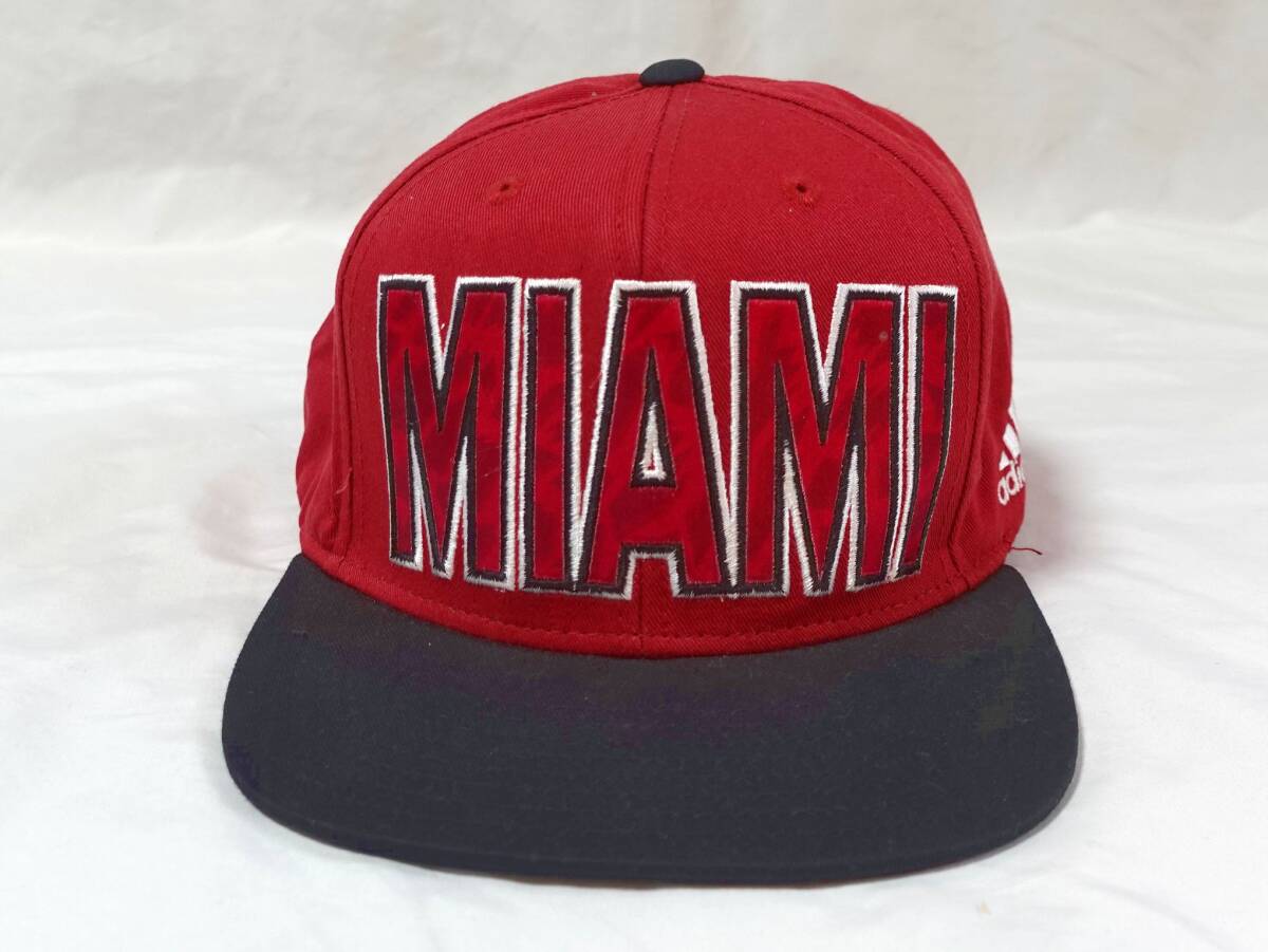 福祉バザー　NBA Miami Heat/マイアミヒート キャップ adidas_画像2