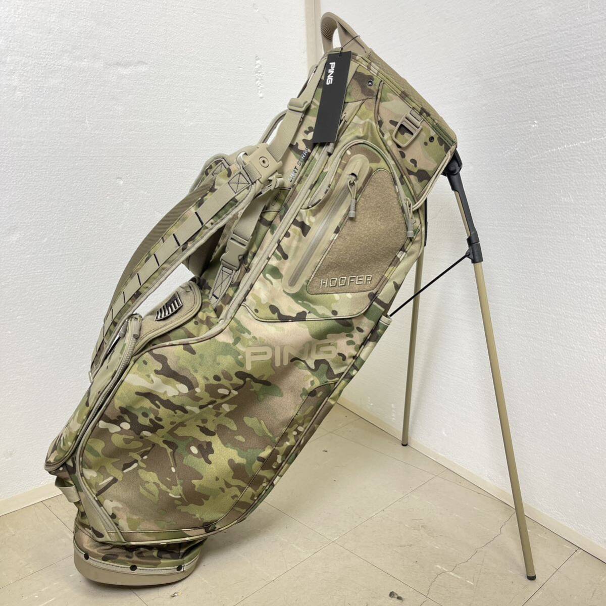 新品未使用品 PING マルチカム ピン HOOFER フーファー スタンドバッグ Multicam マルチカム USモデル_画像1