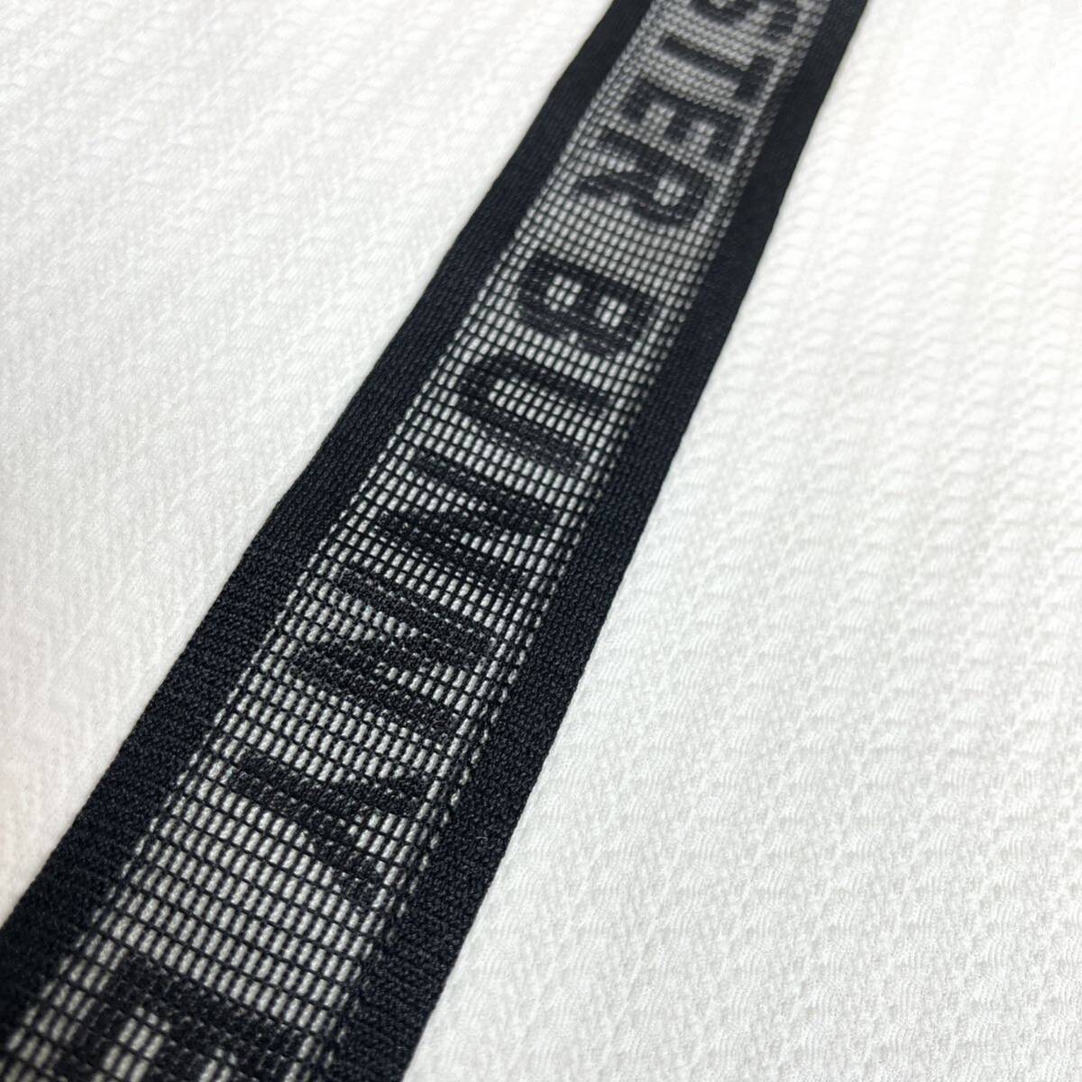 新品正規品 PEARLYGATES マスターバニー 半袖 ポロシャツ 5 (L) シンプル ブラックゴルフ Lサイズ 日本製_画像7