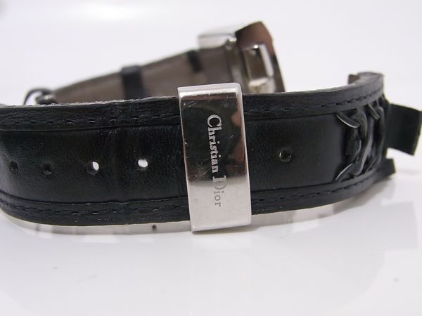 1円 クリスチャンディオール Dior 腕時計 動作品 黒文字 D81-101 レディース_画像4