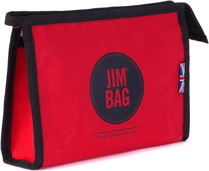 送料無料 JIMBAG ジムバッグ WASHBAG レッド&ブラック スポーツ スポーツバッグ 新品 未使用 スポーツジム ジム バッグ_画像1