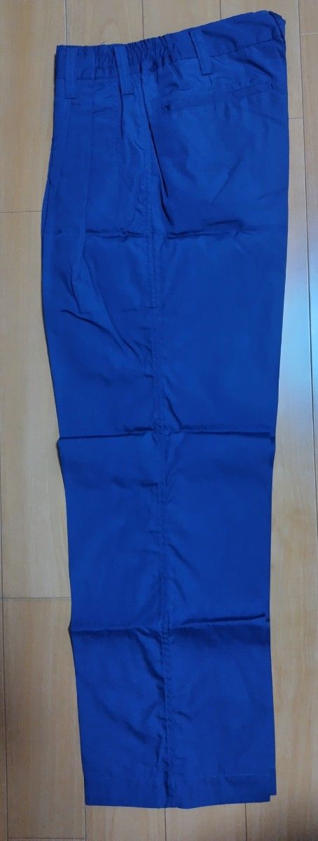 新品同様品 作業服スラックスズボン 色ネイビー size W76 L73  春夏用