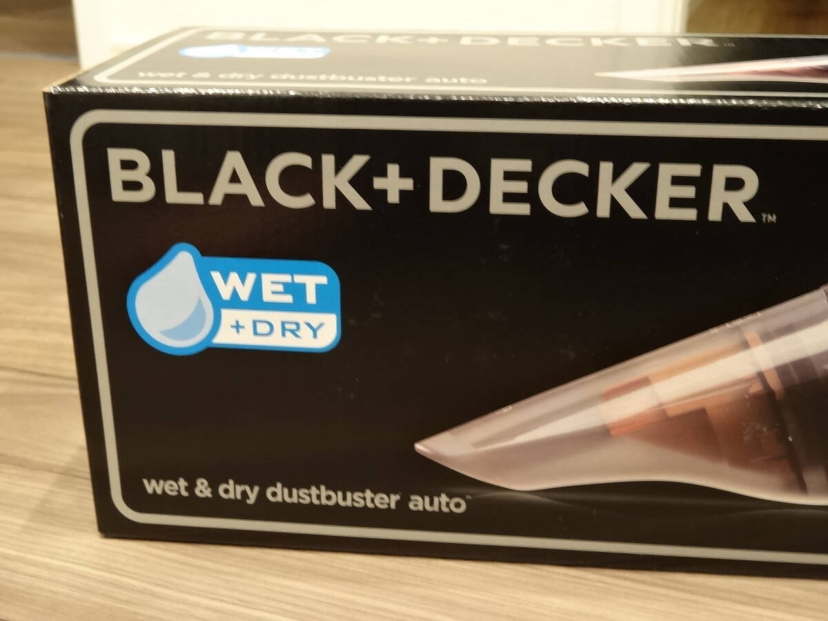 新品★送料無料 BLACK+DECKER ブラックアンドデッカー 掃除機 Wet&Dry ダストバスターオート WD1210AV クルマ用 シガーソケットの画像2