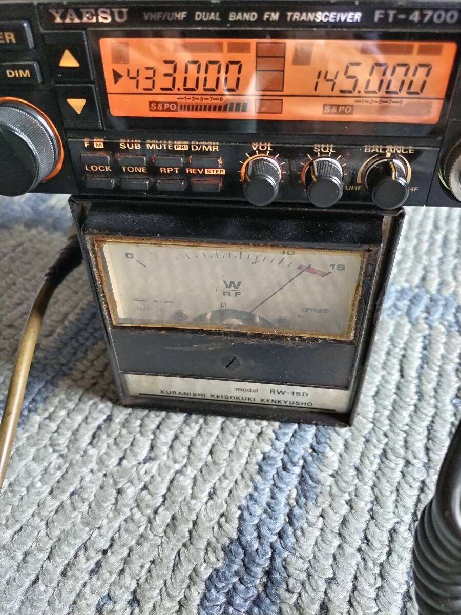 YAESU/FT-4700(144/430MHz.FM)中古ジャンク品扱いの画像3