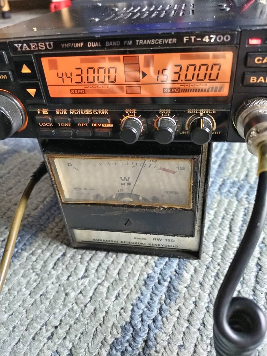 YAESU/FT-4700(144/430MHz.FM)中古ジャンク品扱いの画像7