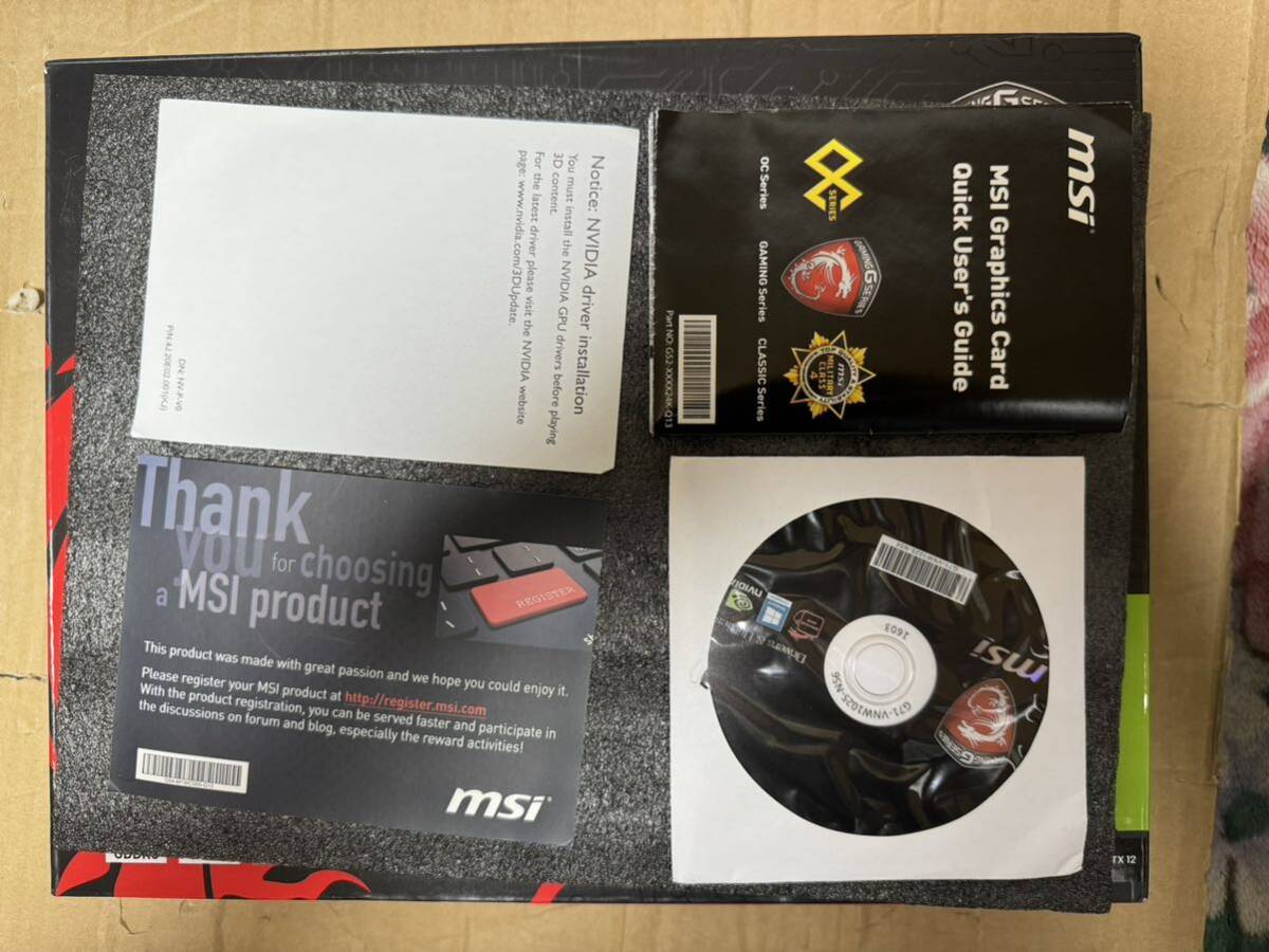 動作確認済 MSI GeForce GTX 980_画像2