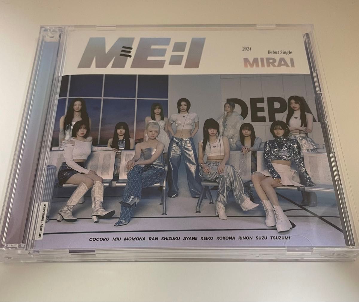 ME:I☆MIRAI☆初回限定盤B☆開封済み　トレカなし CD DVD