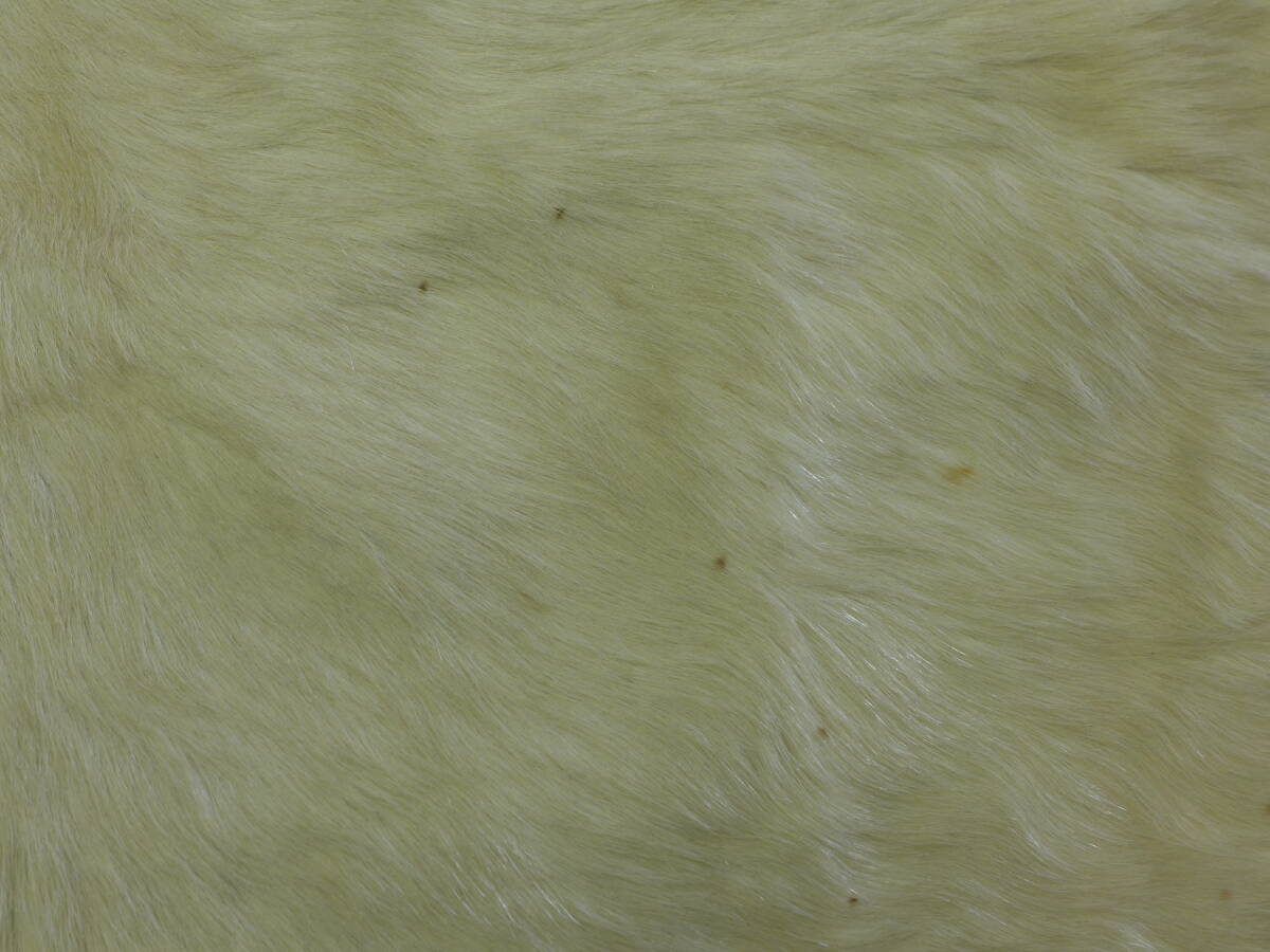 dd1139● シロクマ ラグマット カーペット 絨毯 毛皮 敷物 ファー 熊 くま 動物 インテリア/160_画像3