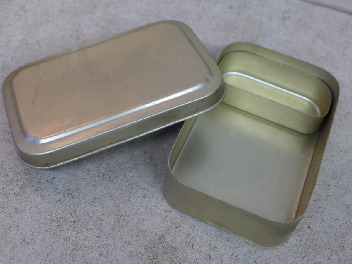 dd1134* war front ~ war middle anodized aluminum type lunch box 5 piece set the earth seal Osaka aluminium middle angle Gold antique storage case Showa Retro miscellaneous goods antique /60