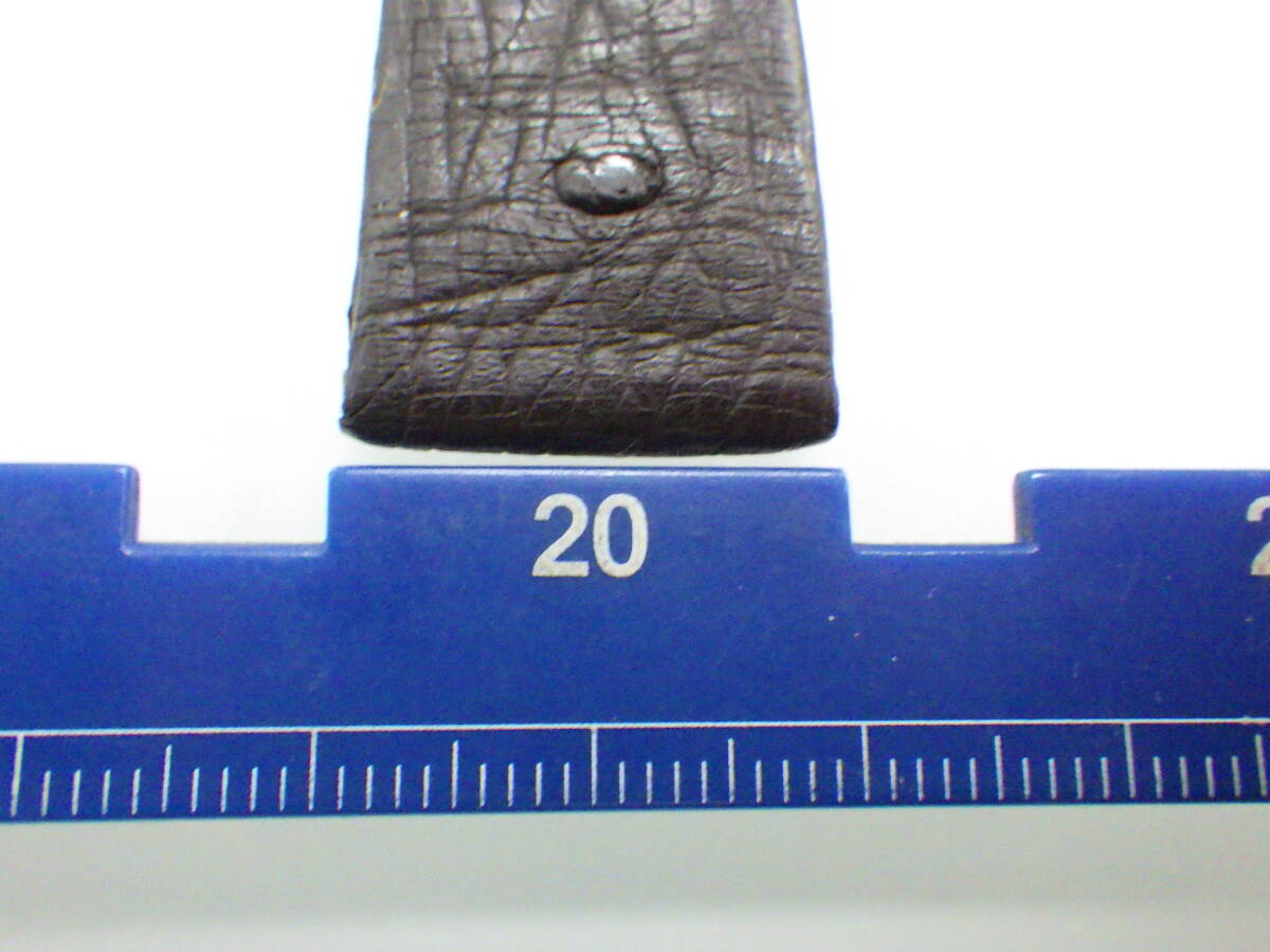 20 мм наручные часы для Ostrich кожа частота 3 пункт N2662