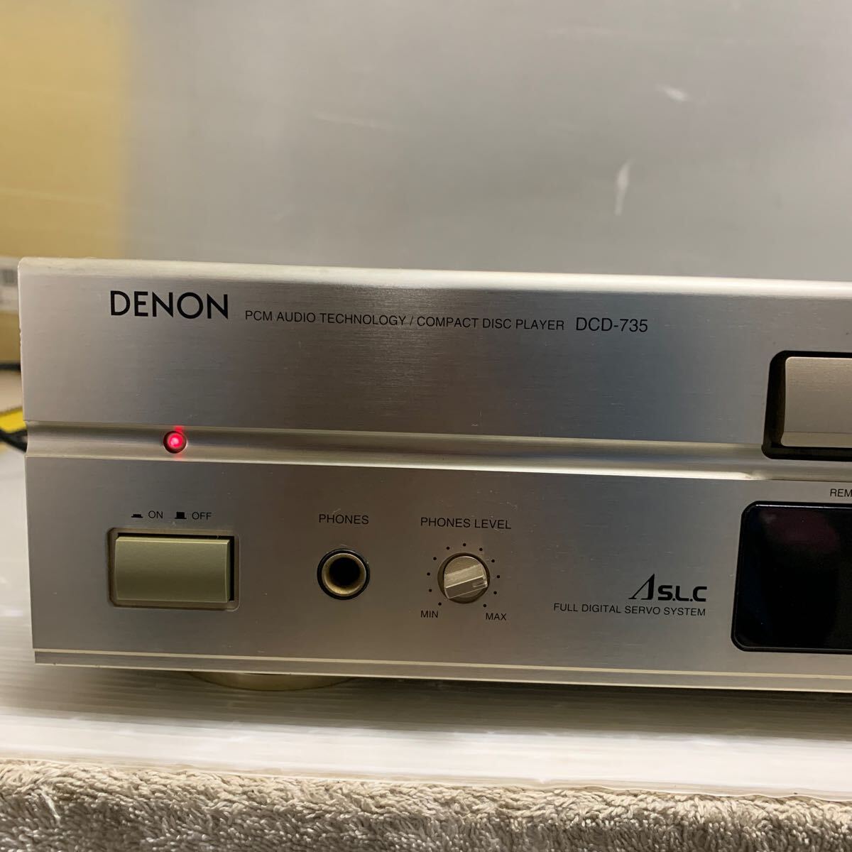 DENON デノン DCD-735 CDプレーヤー 動作未確認のためジャンク品の画像2