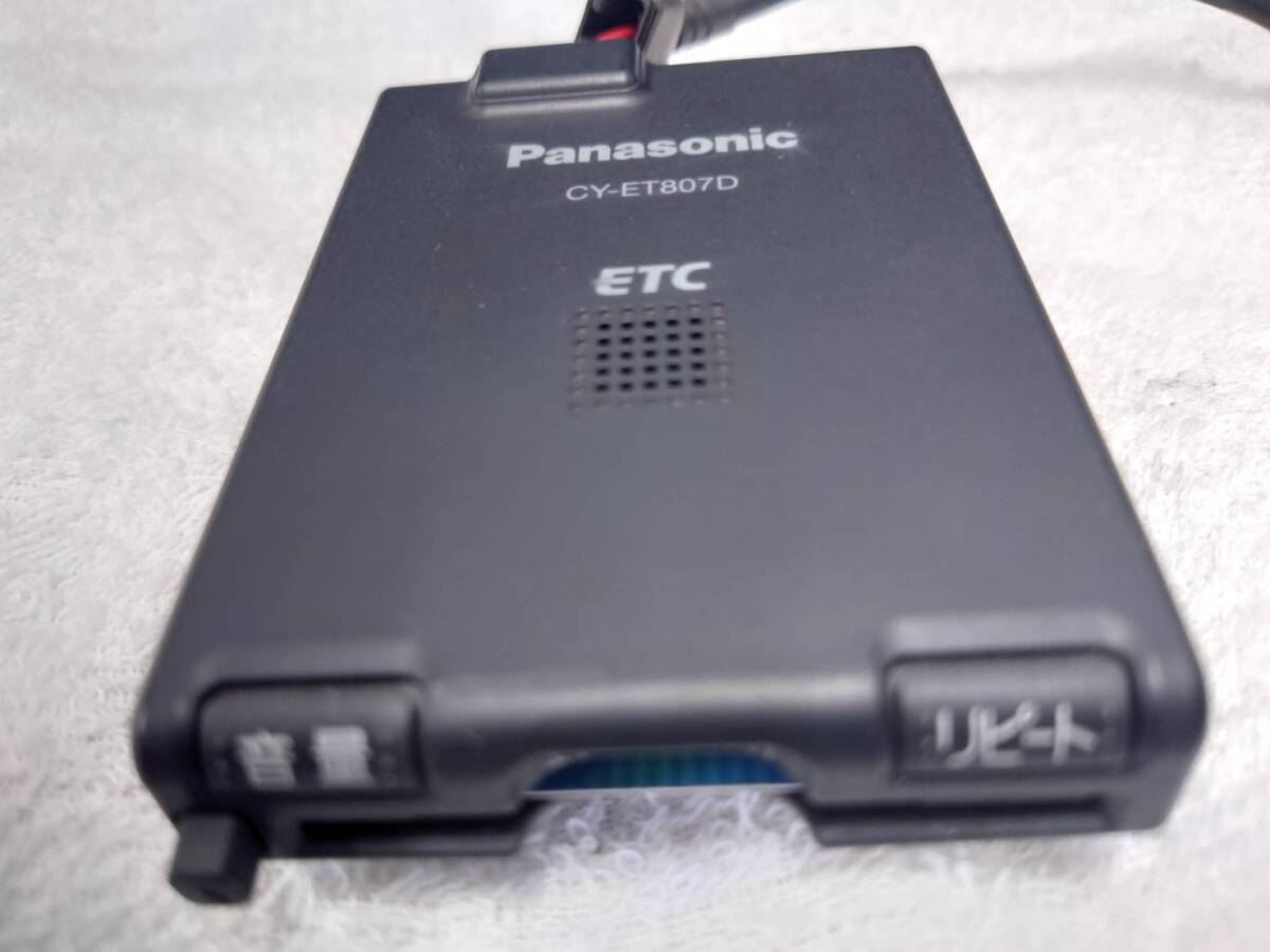 Panasonic　パナソニック　ETC　CY-ET807D（軽自動車より取り外し）　E0298_画像2